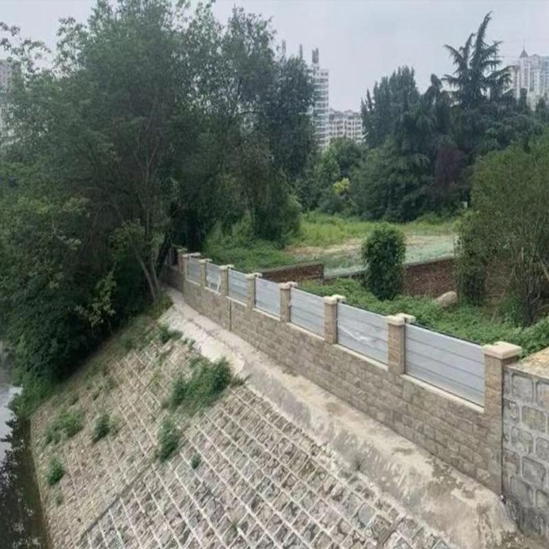 RIVER BANK FLOOD BARRIERS
