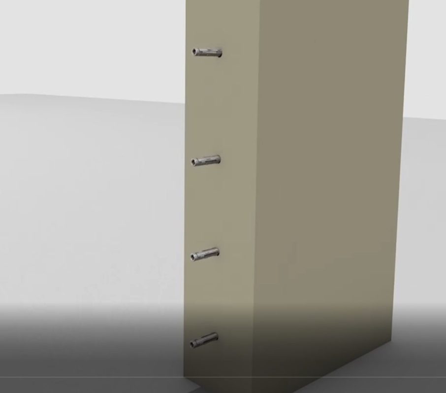 Insert the screw sleeve