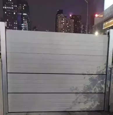 Tightening down aluminum flood barrier planks for a watertight seal