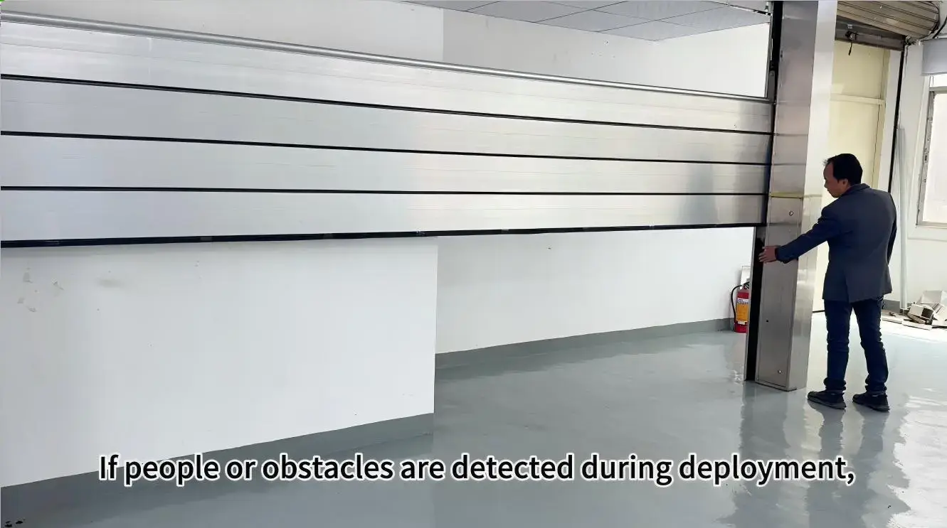 Automatic motorized roll-up flood gate product video