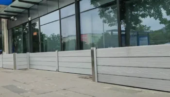 Aluminum Flood Barrier for Commercial Buildings